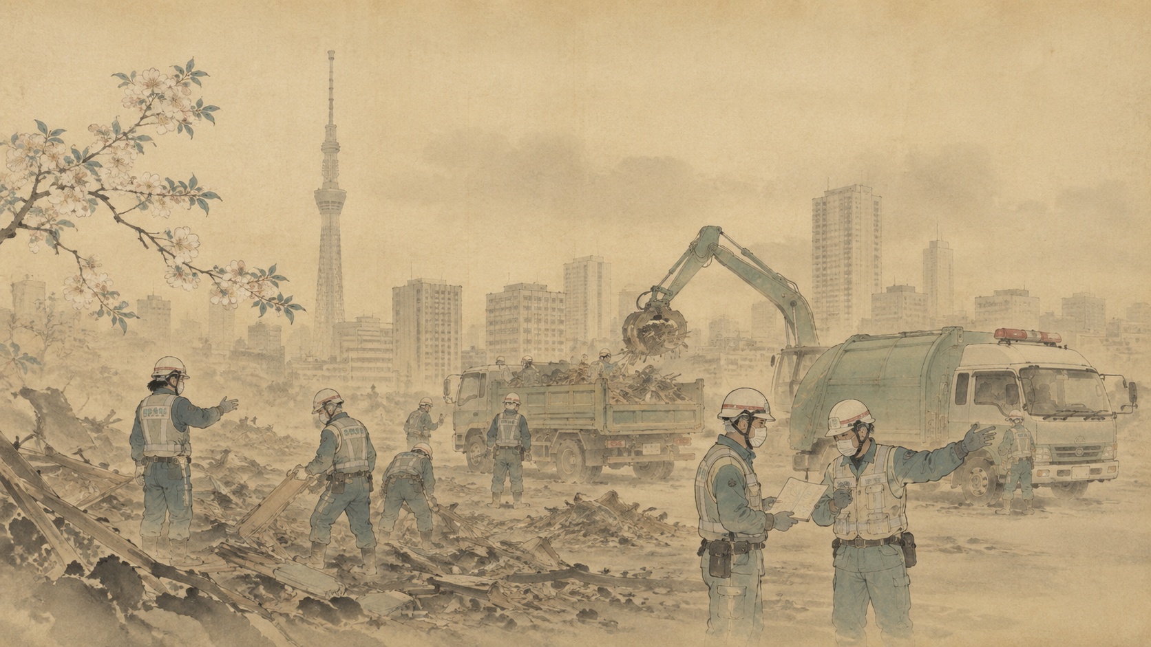 Tokyo Builds a Roster of Disaster-Waste Specialists