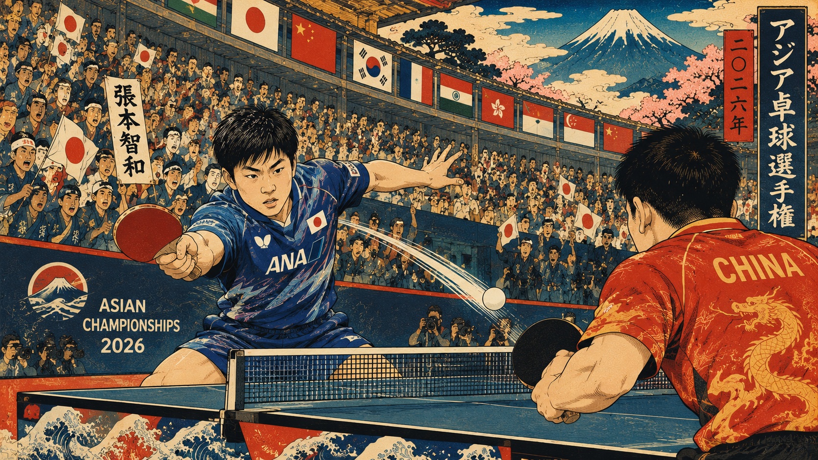 From 1–11 to Asian Champion: Tomokazu Harimoto’s Remarkable Comeback and Japan’s 52-Year Milestone — editorial illustration