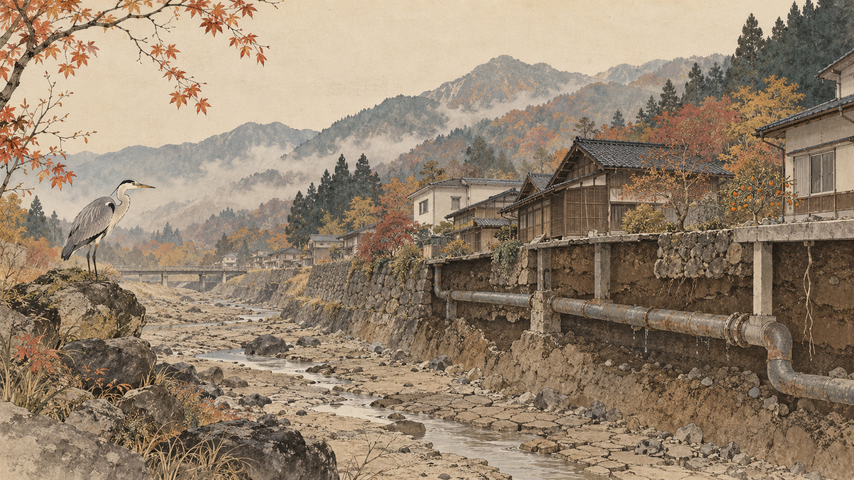 51年前の水道管が破れた町――山形・小国の断水は復旧、次に問われる更新の責任