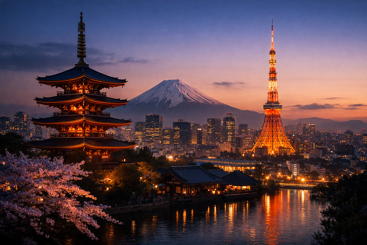 Japan.co.jp のための日本ポータルを象徴する風景