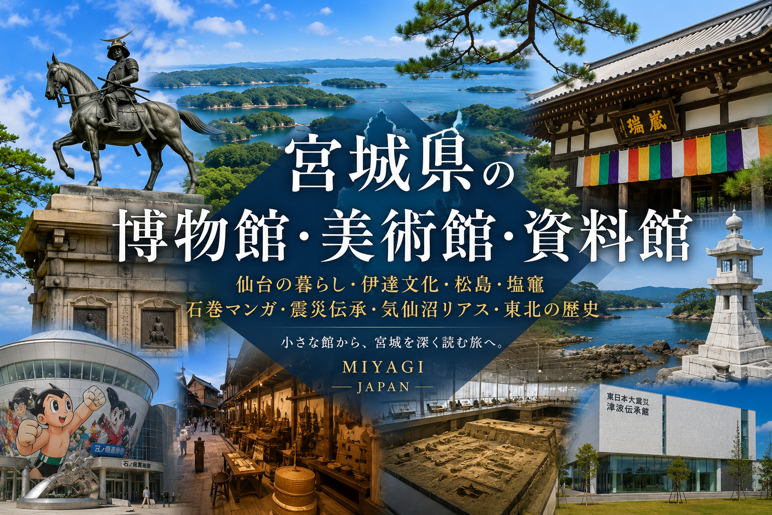 宮城県の博物館・美術館・資料館イメージ