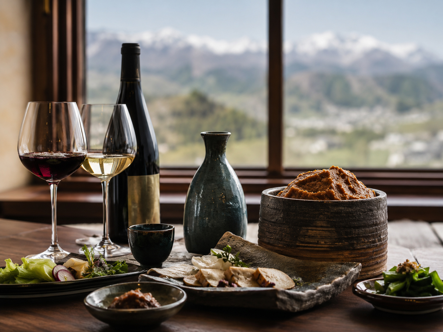 信州ワイン、日本酒、信州味噌。高原の酒と発酵の食。