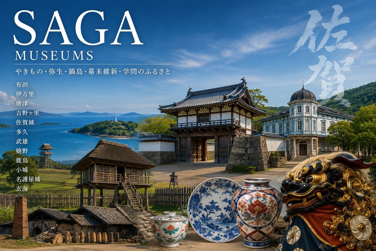 佐賀県の博物館・美術館・資料館イメージ