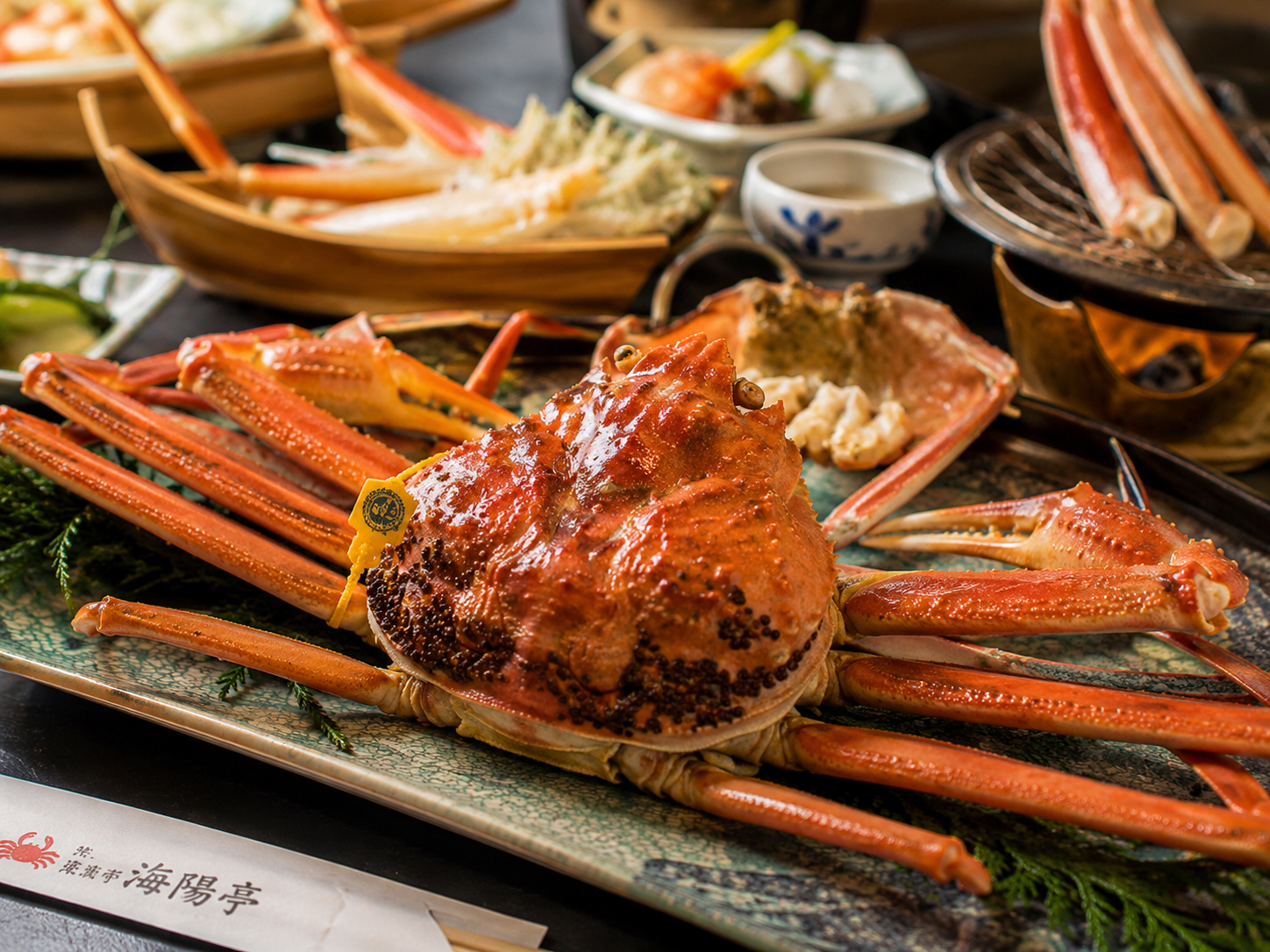 境港の松葉がに、冬の日本海の蟹料理。