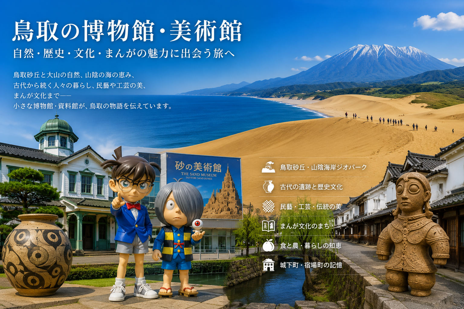 鳥取県の博物館・美術館・資料館イメージ