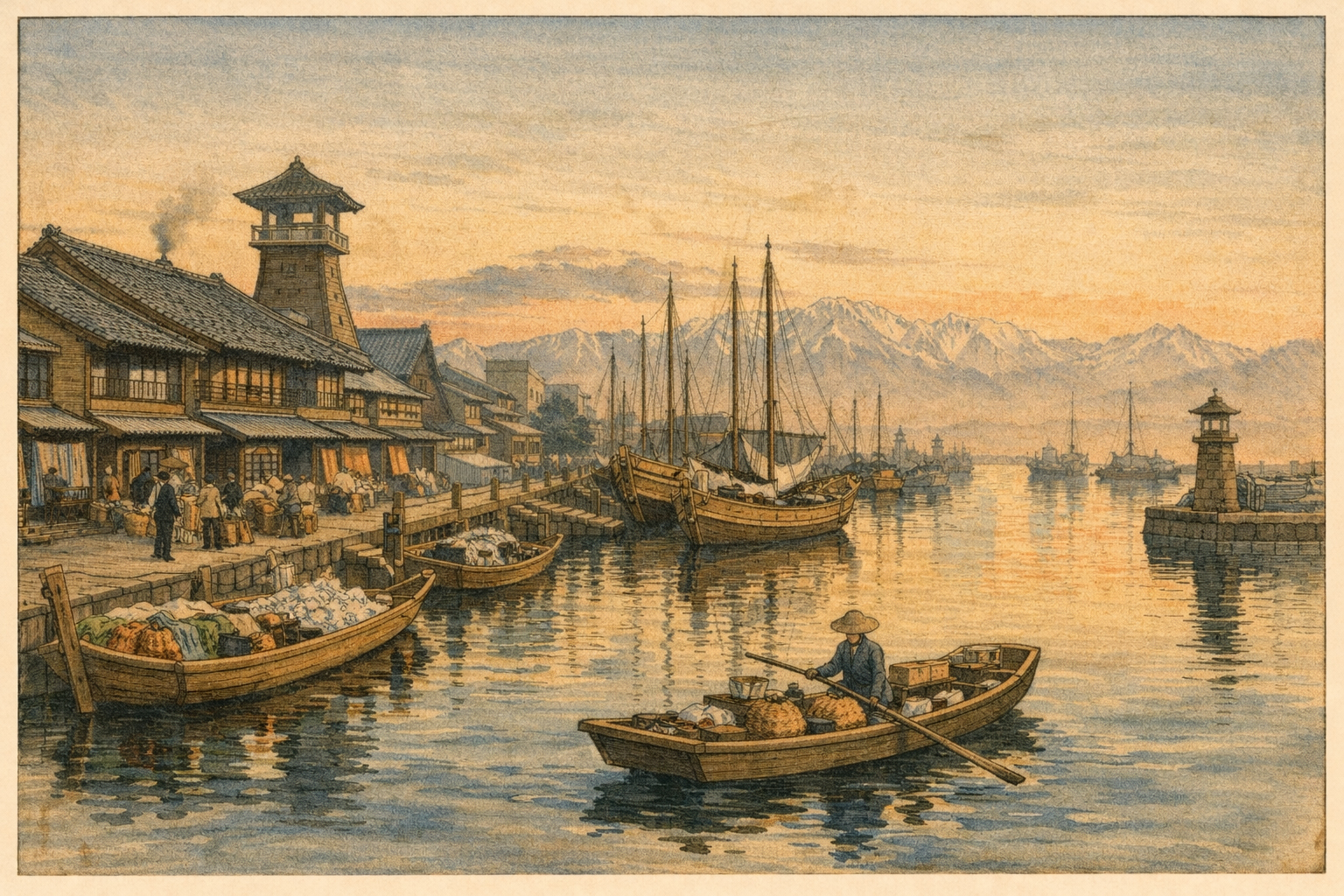 Historic Toyama atmosphere