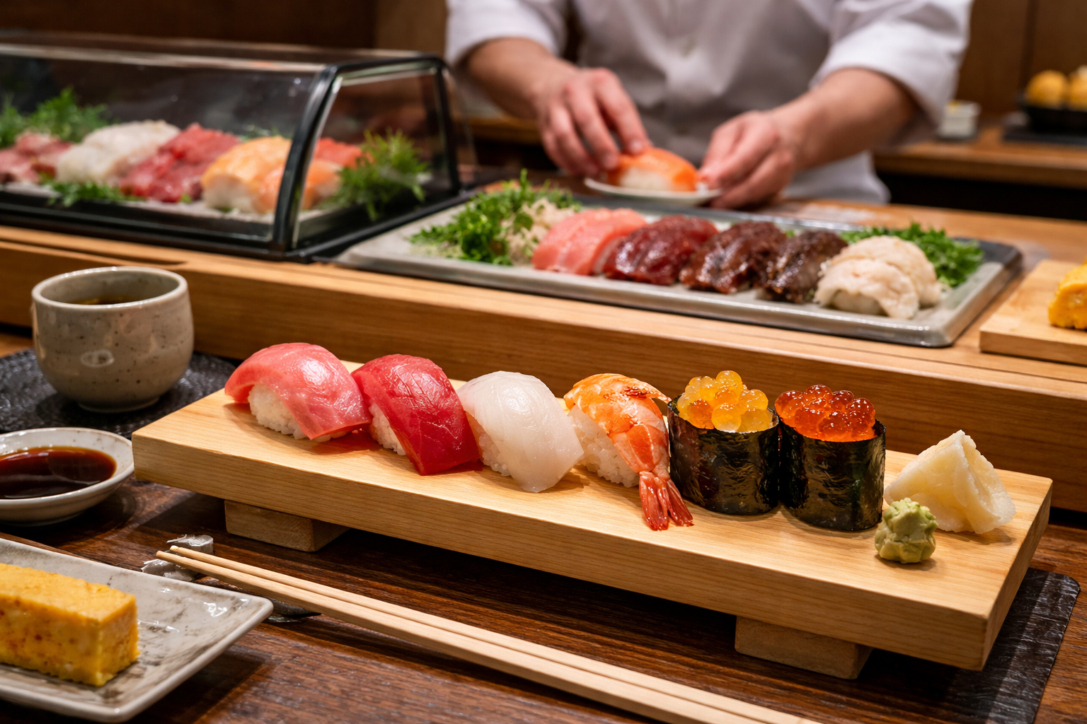 Toyama sushi counter