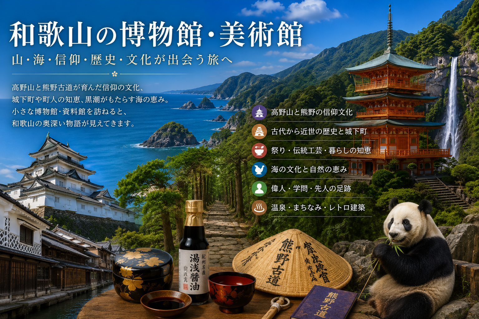 和歌山県の博物館・美術館・資料館イメージ